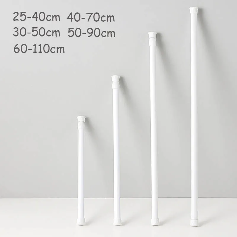 Home Hardware Bathroom Accessories - 25-110cm Sprężynowy drążek wysuwany Wielofunkcyjny regulowany
