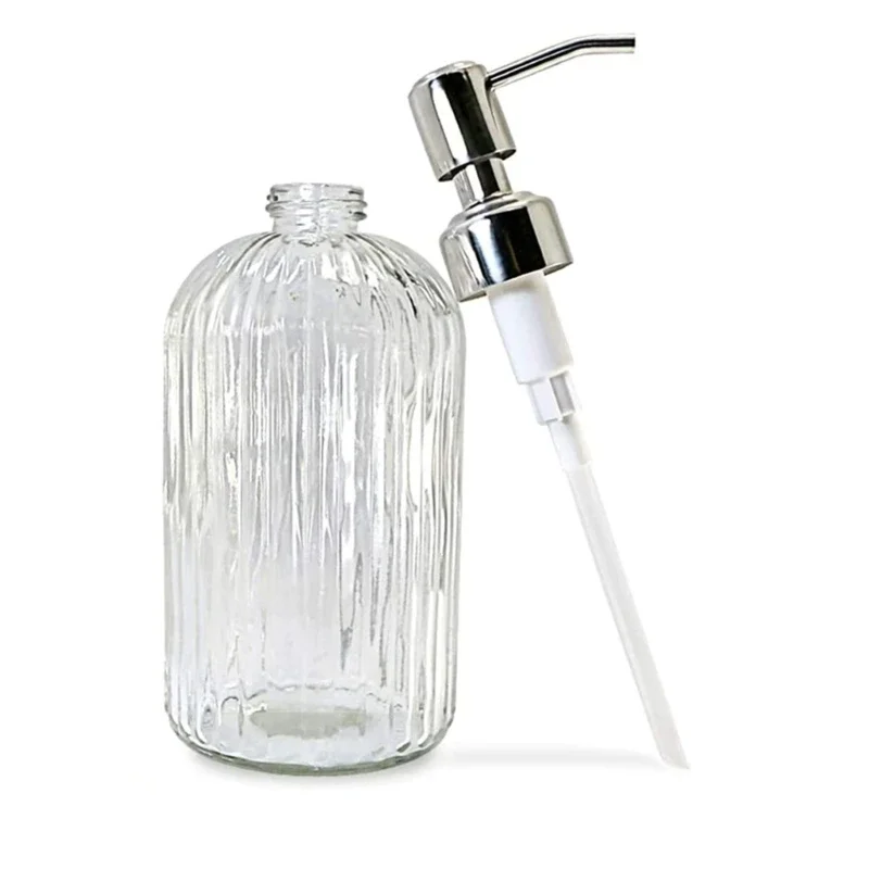 Home Bathroom Soap Dispenser - Dozownik do mydła Łazienka Przezroczyste szkło