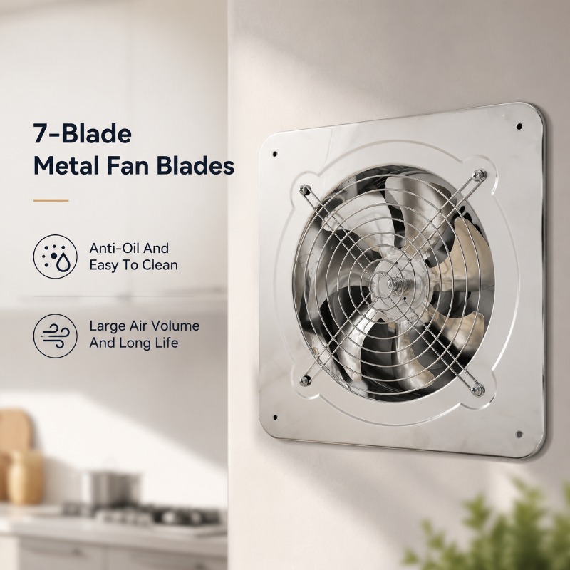 Home Bathroom Ventilation - Wentylator wyciągowy o wysokiej prędkości 6