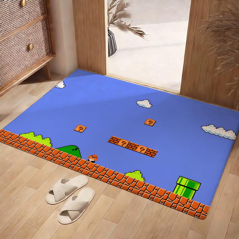 Home Bathroom Images - Anime Pixel Image Floor Mat Miękki