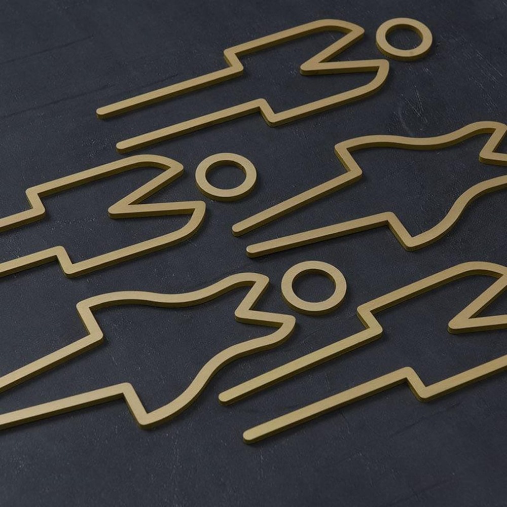 Złoty znak na drzwi toalety z  – Home Bathroom Door Signs recenzja i cena
