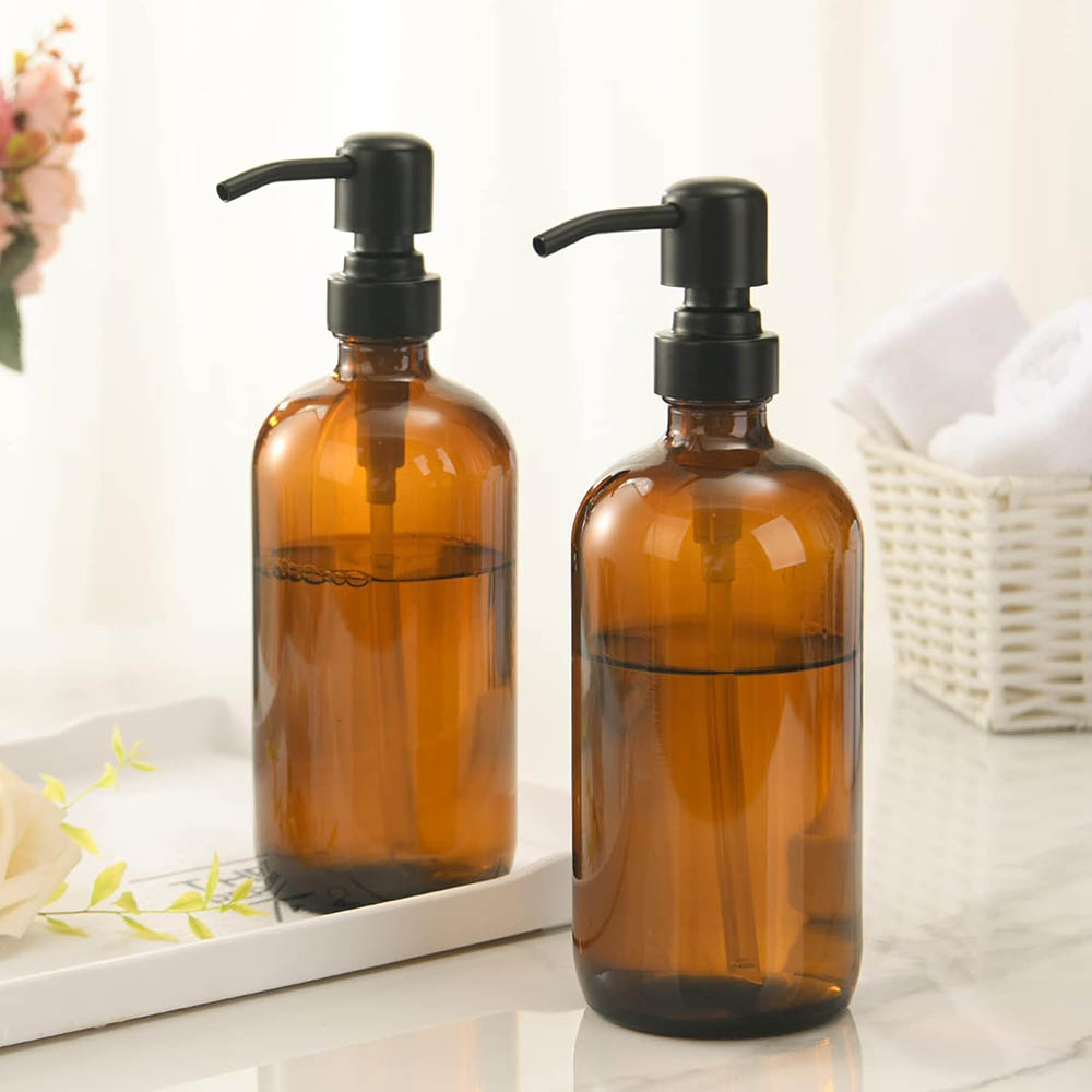 Dozownik do mydła z brązowego  – Home Bathroom Soap Dispenser recenzja i cena
