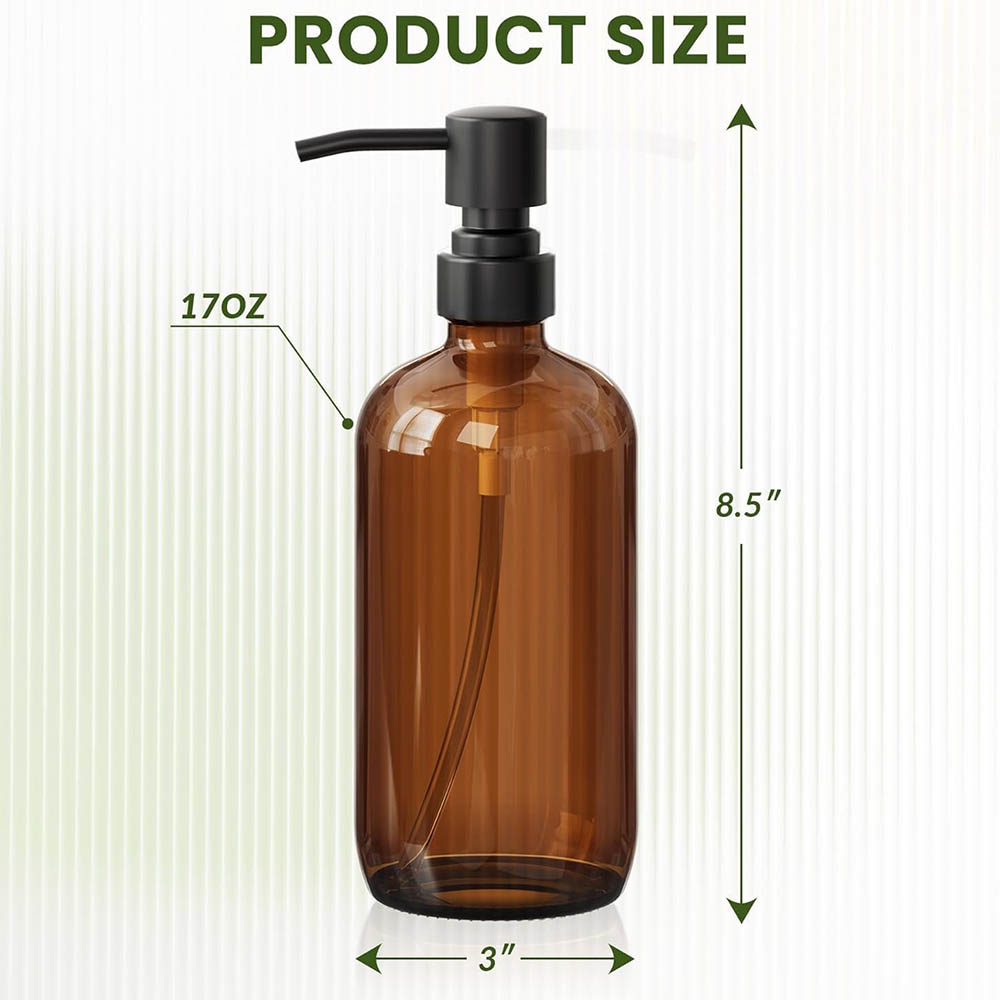 Dozownik do mydła z brązowego  – Home Bathroom Soap Dispenser recenzja i cena