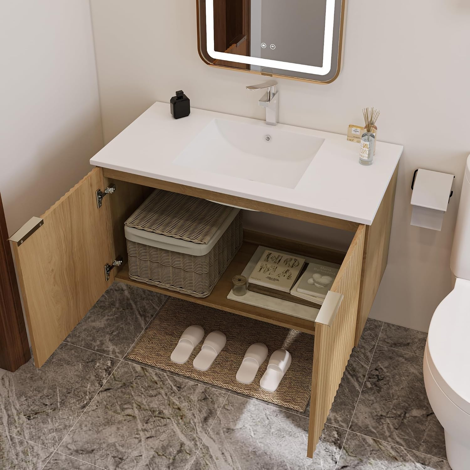 Nowoczesna wisząca szafka łazi – Home In Bathroom recenzja i cena