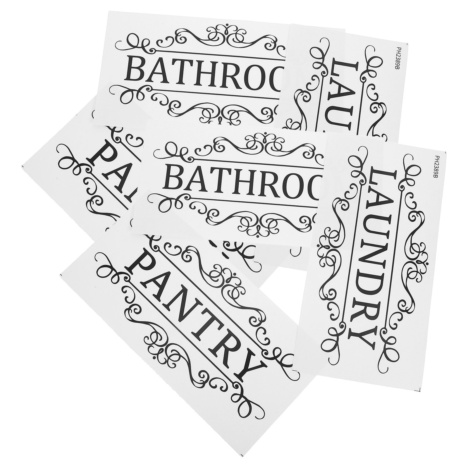 6 szt. minimalistycznych prost – Home Bathroom Door Signs recenzja i cena