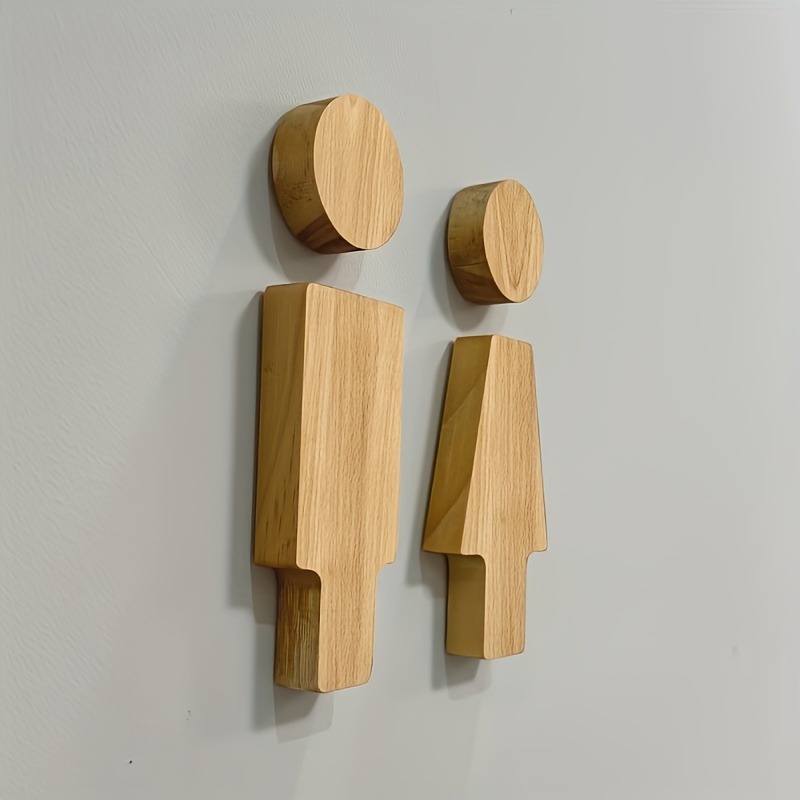 2 SZT. Drewniany Znak Łazienko – Home Bathroom Door Signs recenzja i cena