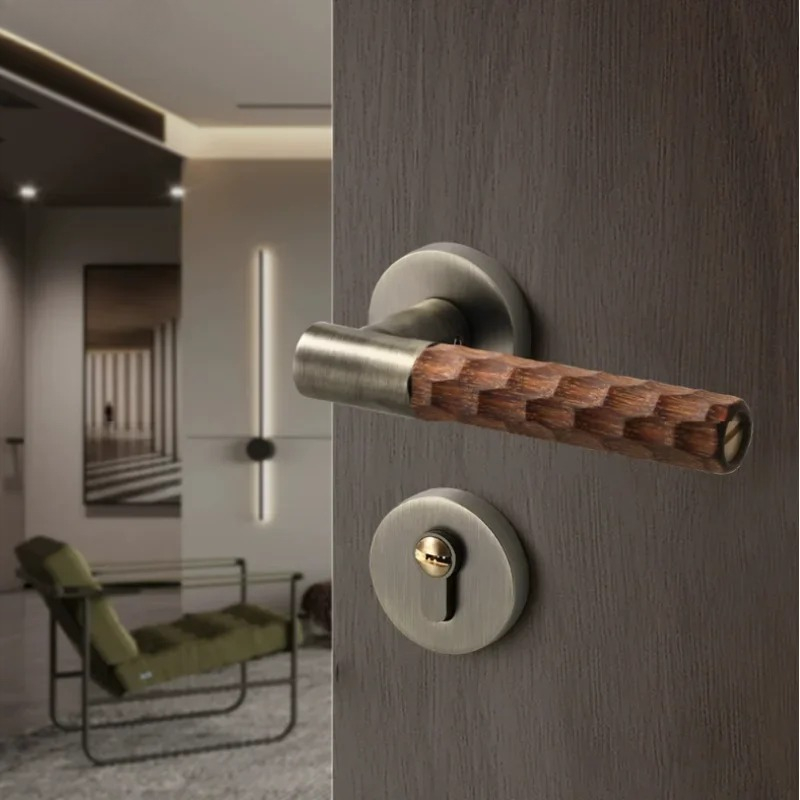Drewniana klamka do drzwi, cic – Home Hardware Bathroom Accessories recenzja i cena