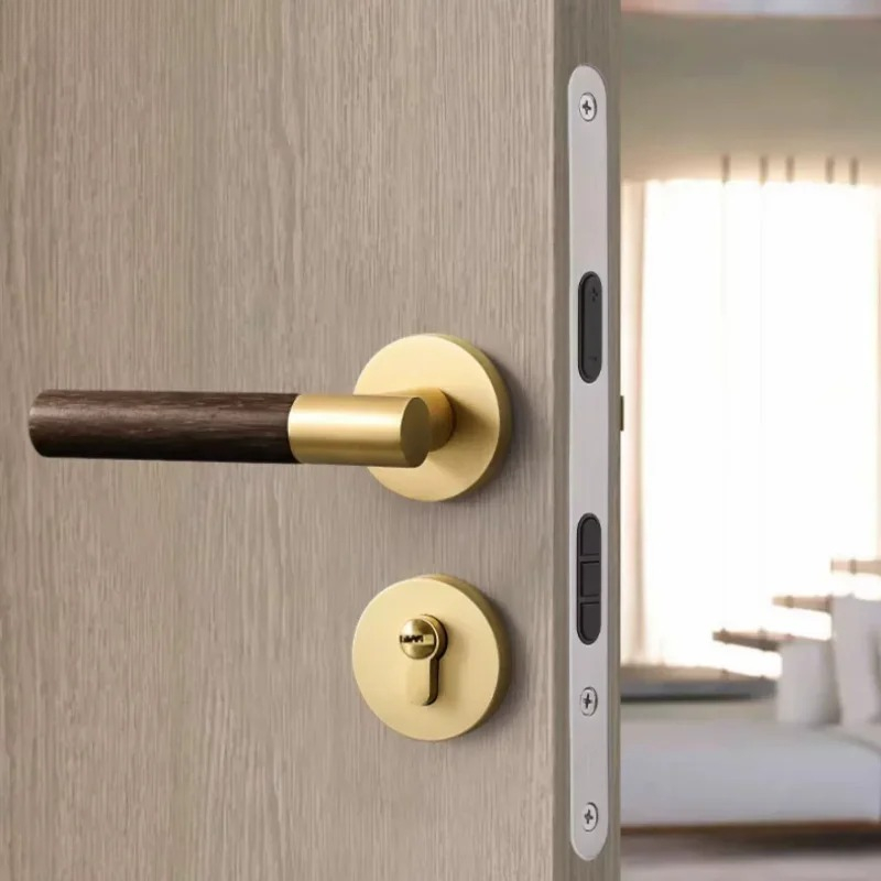 Drewniana klamka do drzwi, cic – Home Hardware Bathroom Accessories recenzja i cena