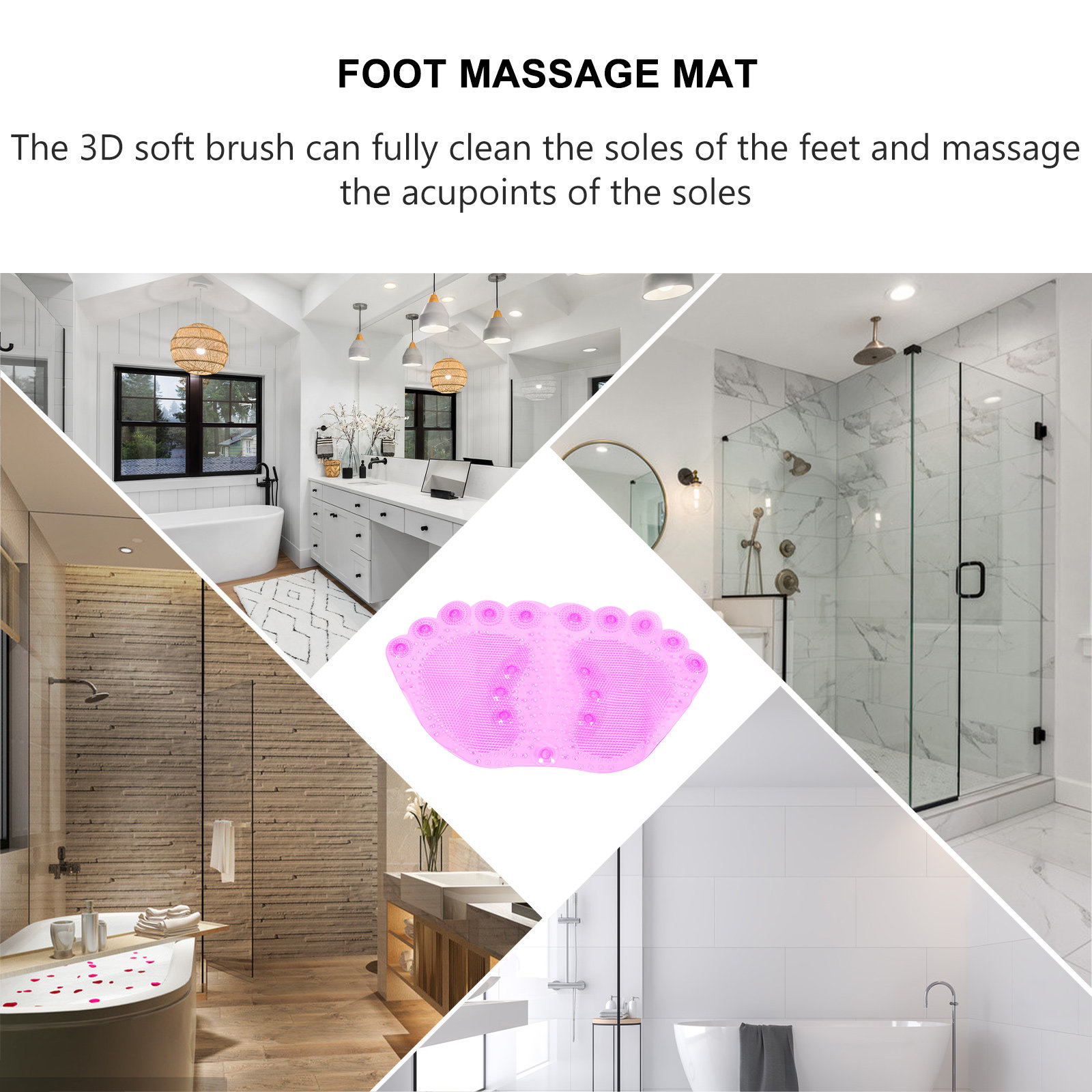 1 szt. Mata do masażu i kąpiel – Home Bathroom With Sauna recenzja i cena