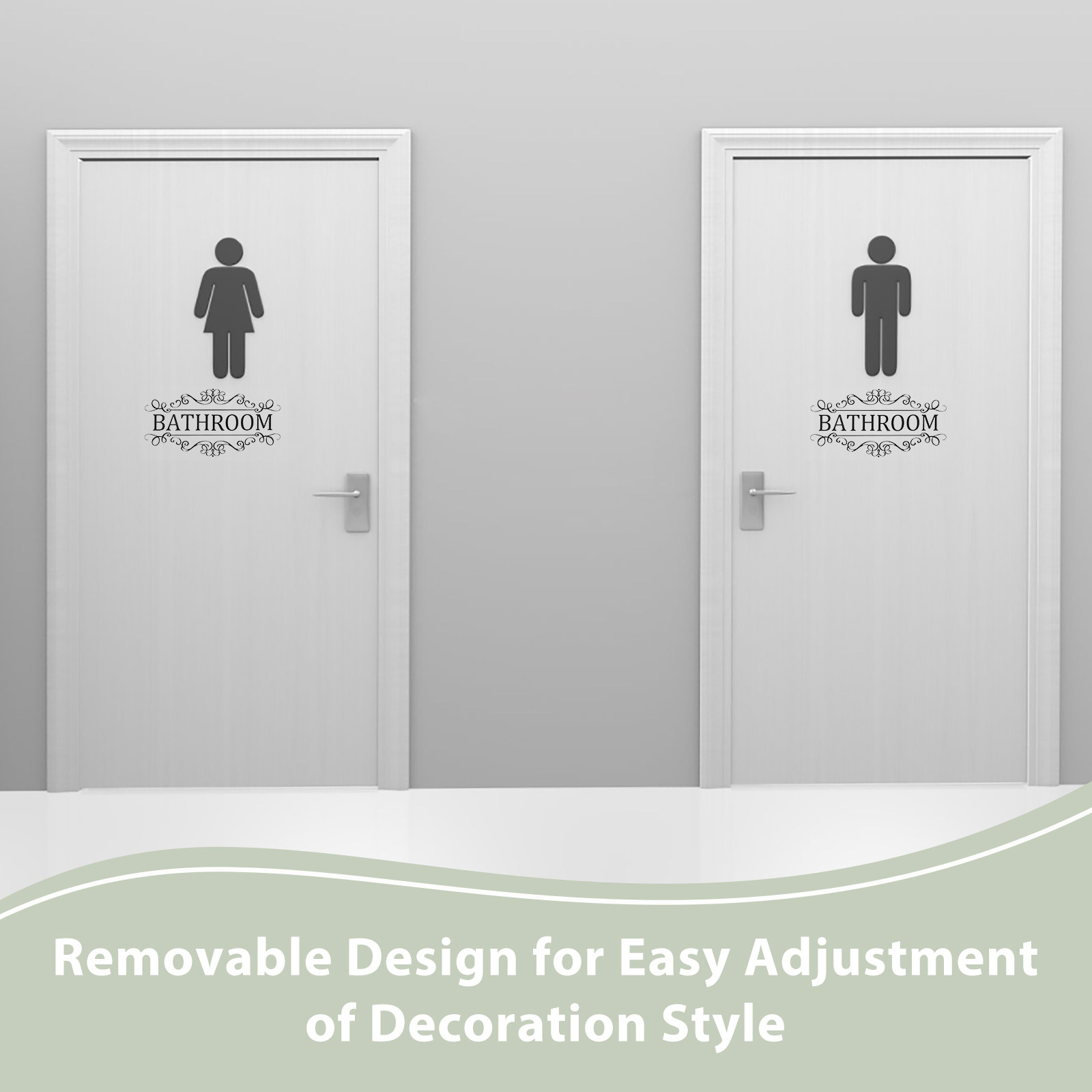 Zdejmowana wodoodporna naklejk – Home Bathroom Door Signs recenzja i cena