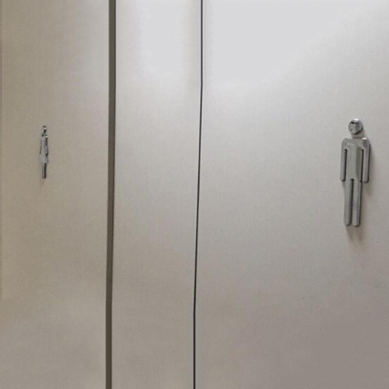 3D lustro akrylowe znak na drz – Home Bathroom Door Signs recenzja i cena