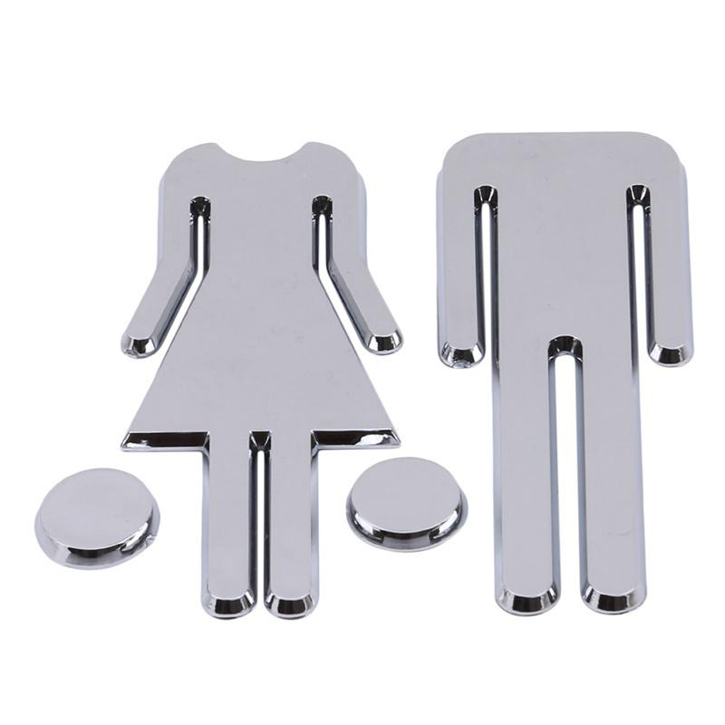 3D lustro akrylowe znak na drz – Home Bathroom Door Signs recenzja i cena