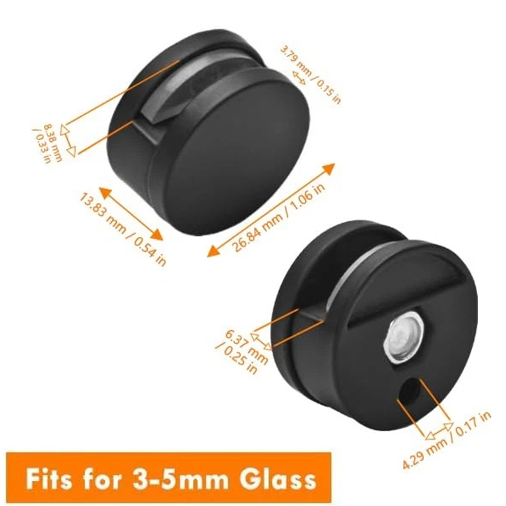 4 szt. Szklane Lustra Zacisk M – Home Hardware Bathroom Accessories recenzja i cena