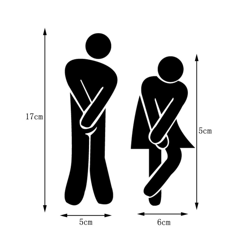 Lustro akrylowe 3D znak na drz – Home Bathroom Door Signs recenzja i cena
