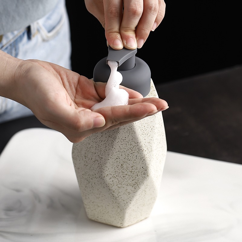 Dozownik musu ceramicznego do  – Home Bathroom Soap Dispenser recenzja i cena