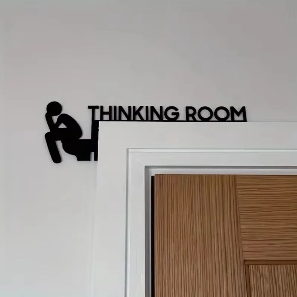 Zabawna tabliczka na drzwi toa – Home Bathroom Door Signs recenzja i cena