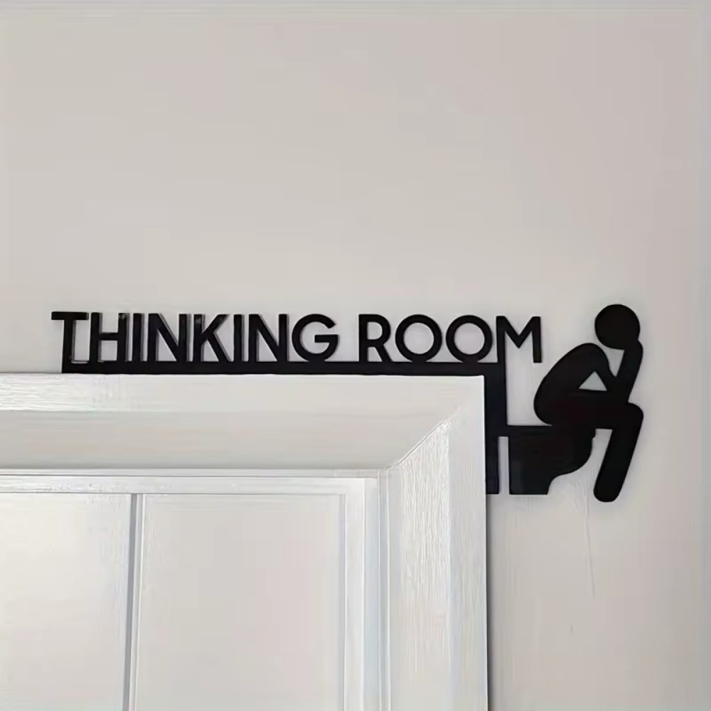 Zabawna tabliczka na drzwi toa – Home Bathroom Door Signs recenzja i cena