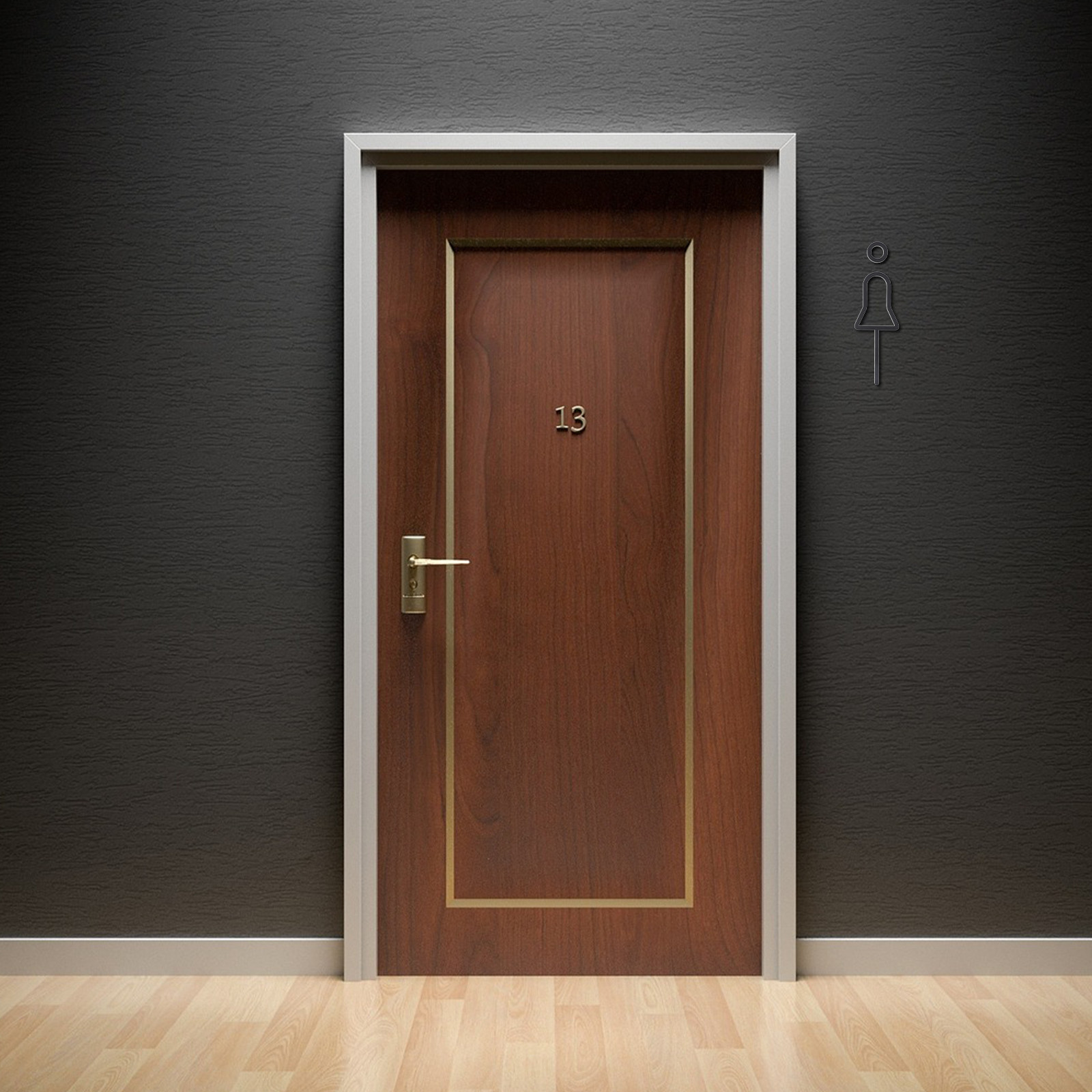 1 zestaw stylowych znaków 3D d – Home Bathroom Door Signs recenzja i cena
