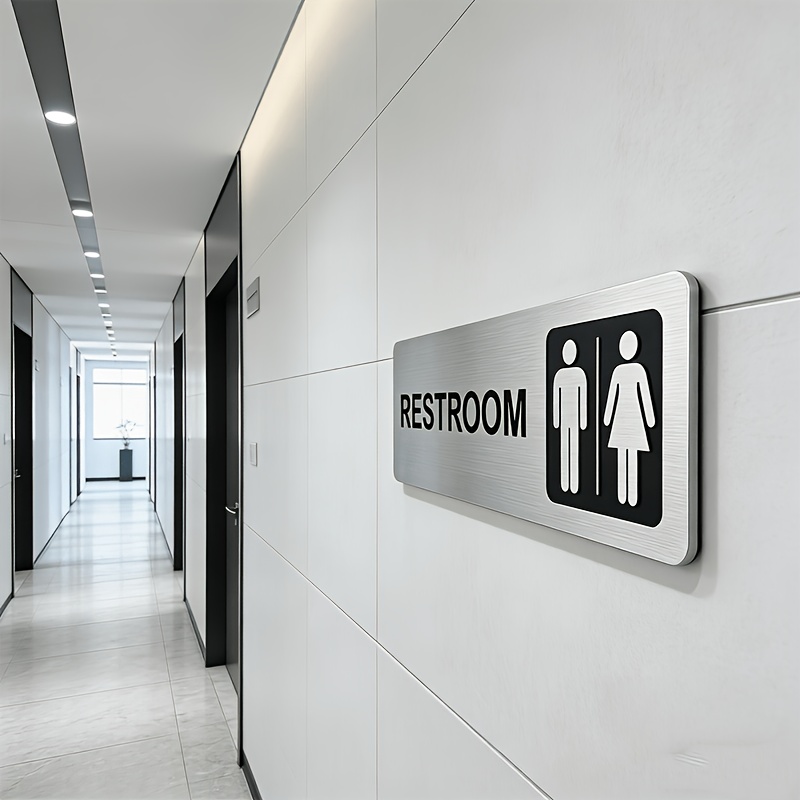1 szt. Metalowa tabliczka do t – Home Bathroom Door Signs recenzja i cena