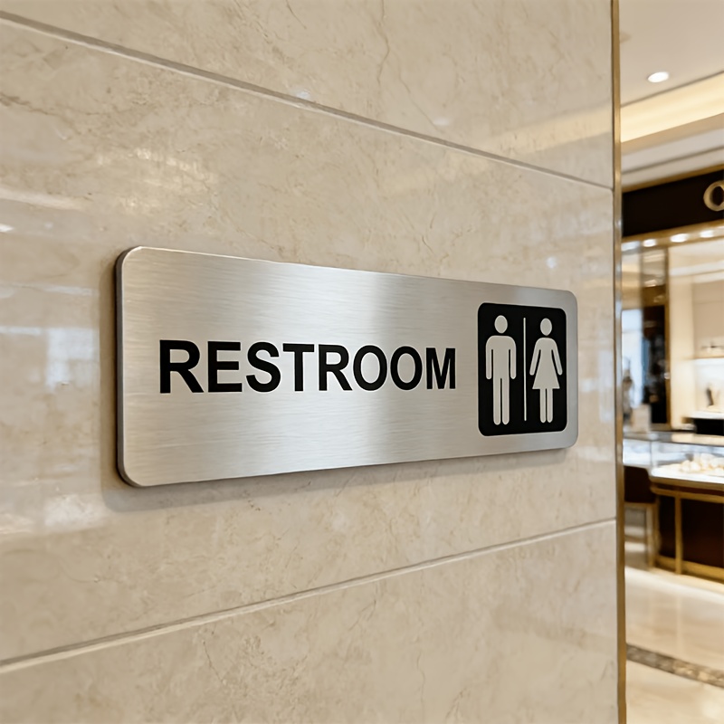 1 szt. Metalowa tabliczka do t – Home Bathroom Door Signs recenzja i cena