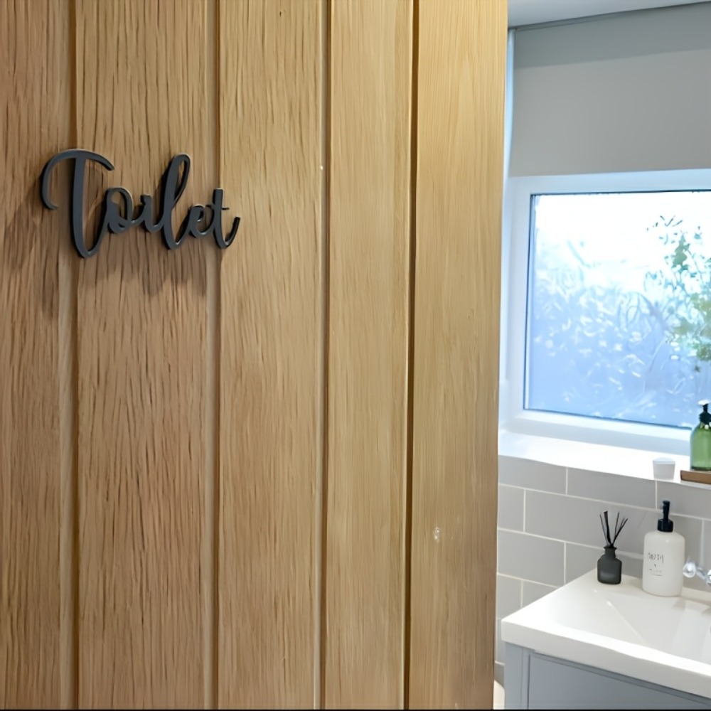 CIFBUY Nowoczesna Plastikowa T – Home Bathroom Door Signs recenzja i cena