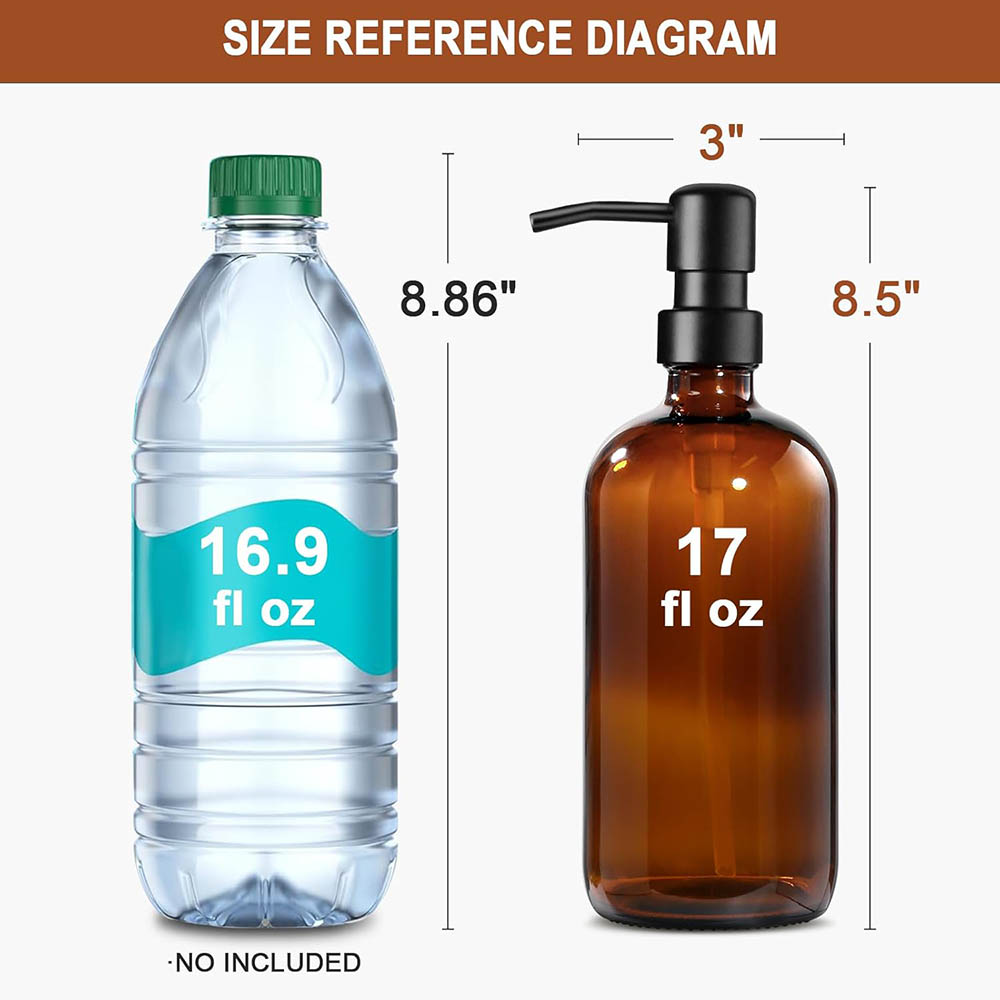 Dozownik do mydła z bursztynow – Home Bathroom Soap Dispenser recenzja i cena