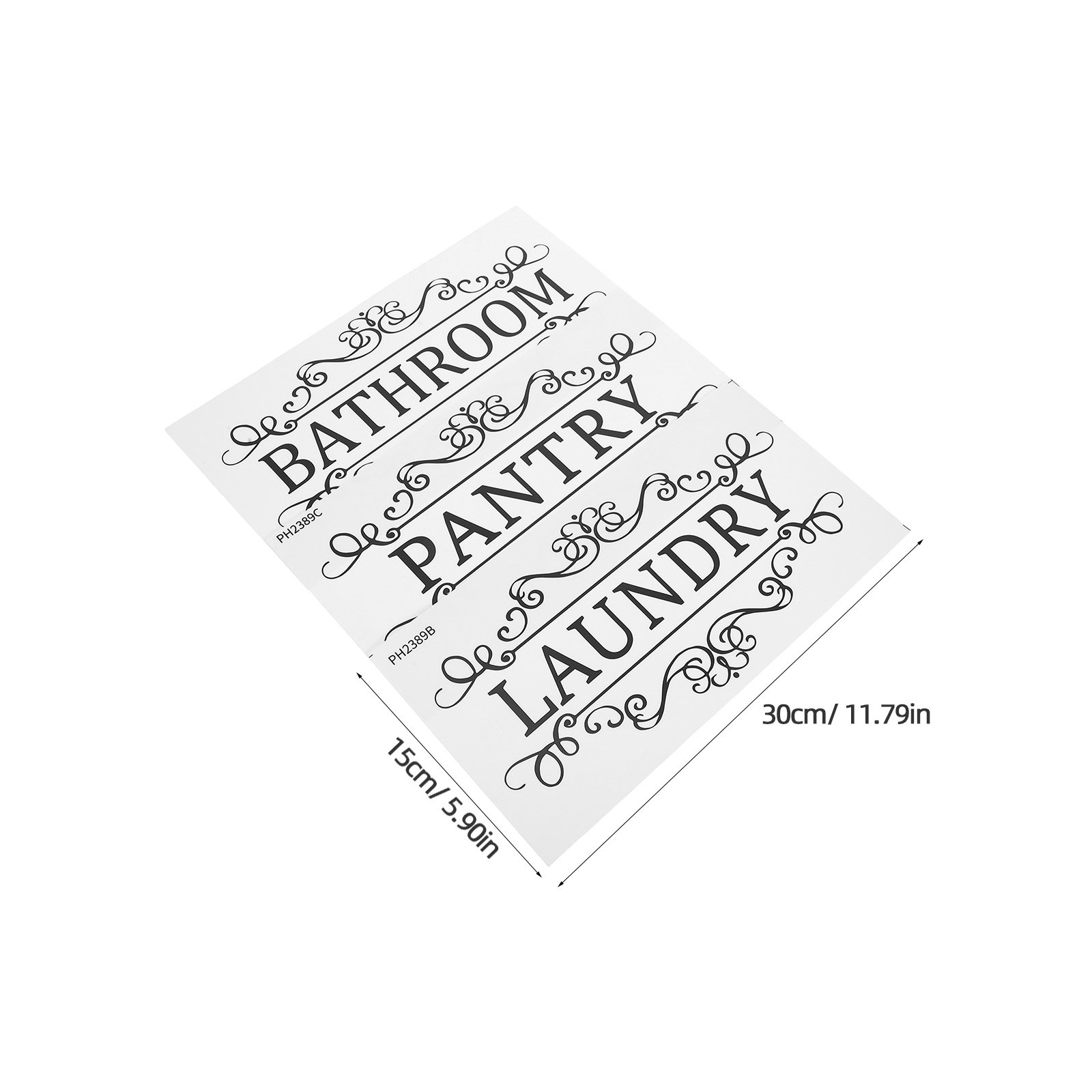 6 szt. Minimalistyczne prostok – Home Bathroom Door Signs recenzja i cena