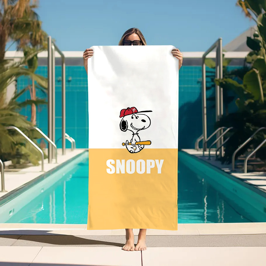 Ręczniki plażowe S-Snoopyes Rę – Home Bathroom With Sauna recenzja i cena