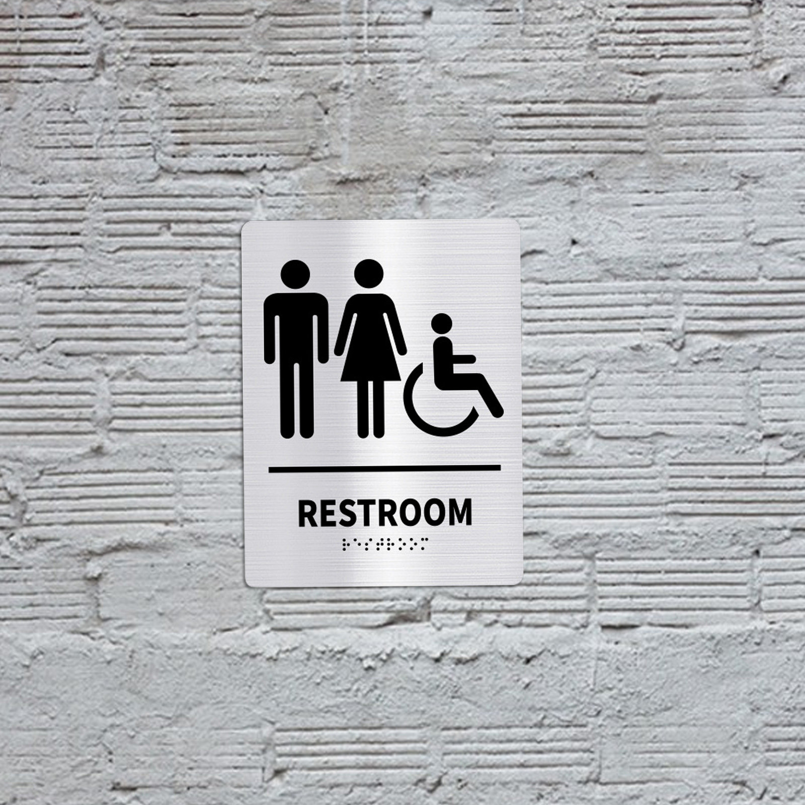 2 szt. Znak toalety ze stali n – Home Bathroom Door Signs recenzja i cena